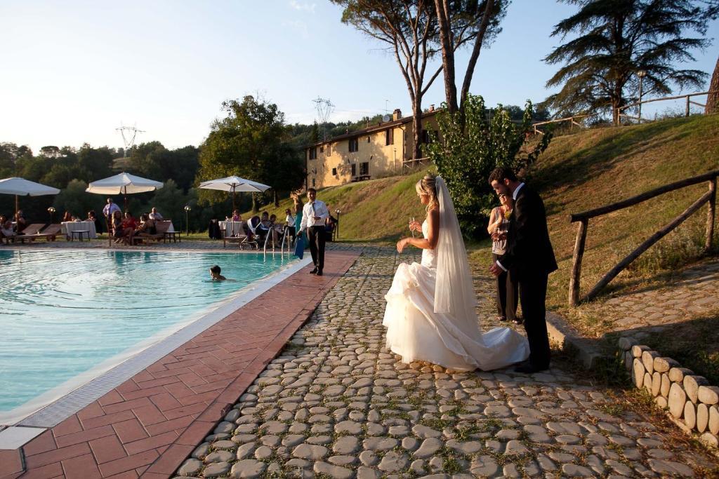 Villa Poggio Di Gaville Meleto Exterior foto